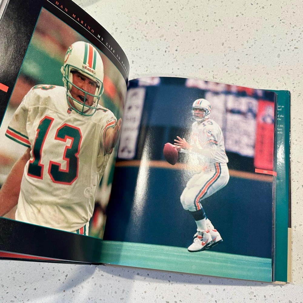 Dan Marino My Life in Football Hardcover Book with DVD - Picture 2 of 6